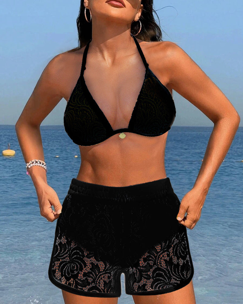 Bloom | Elegante Conjunto de Bikinis de Encaje
