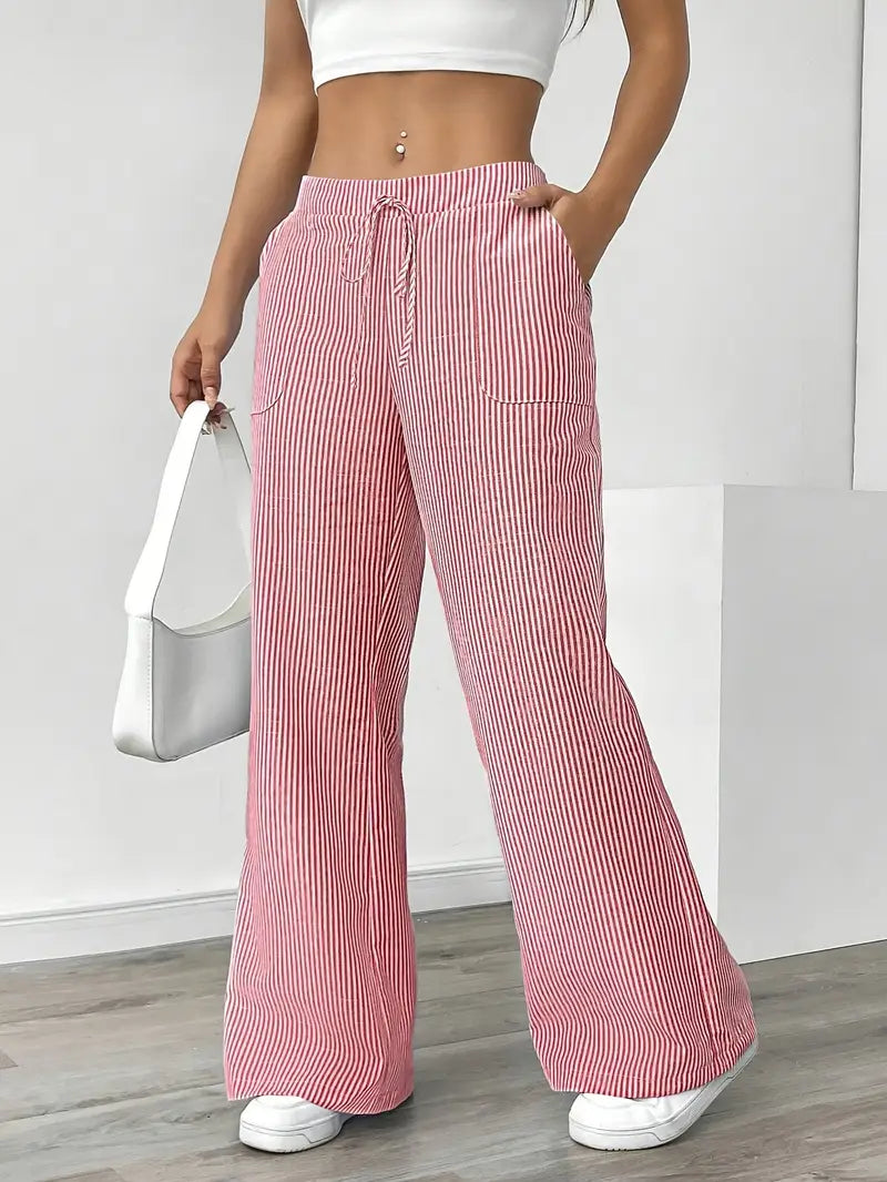 Pantalones Casual Rayados Elise™