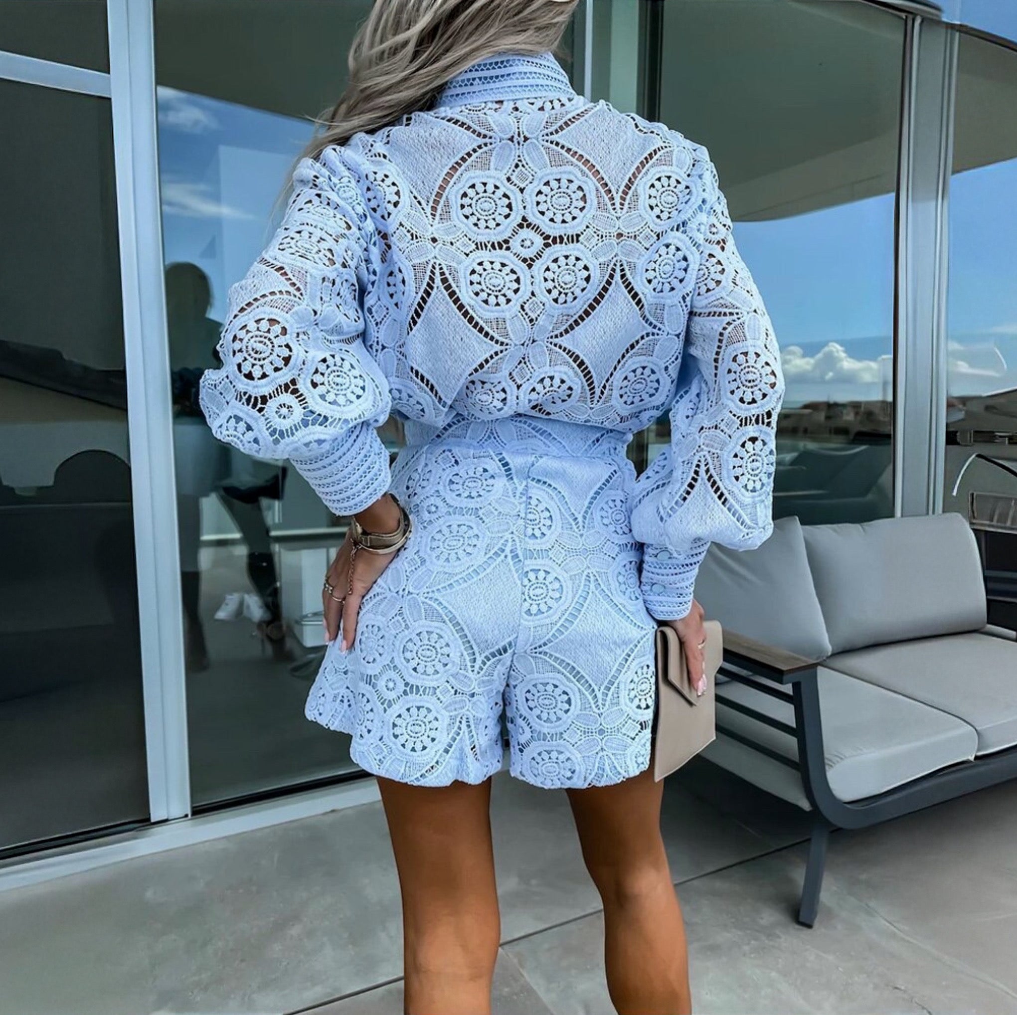 Avril - Conjunto de Encaje Elegante