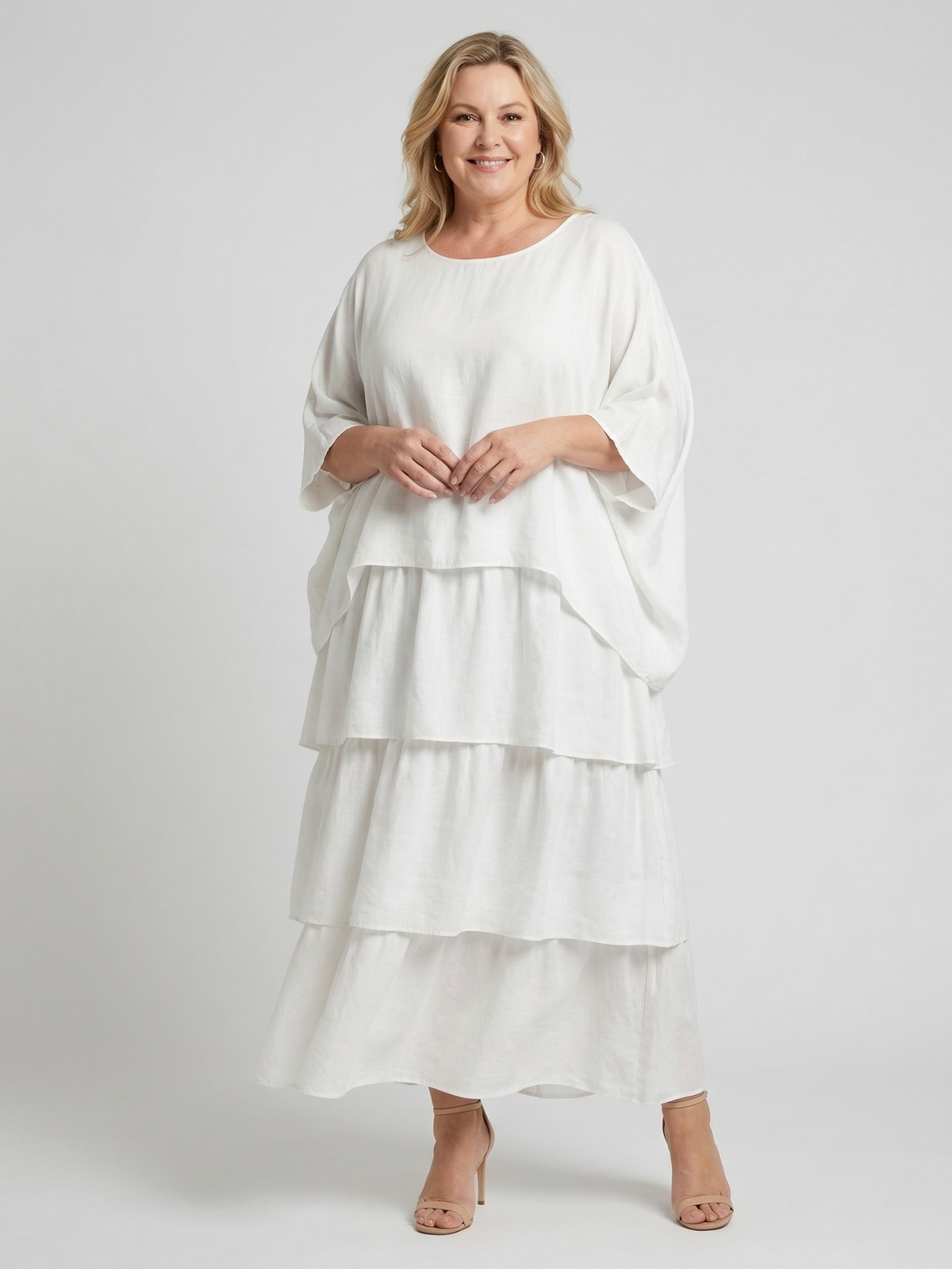 Vestido Maxi Fluido Elegante Luna