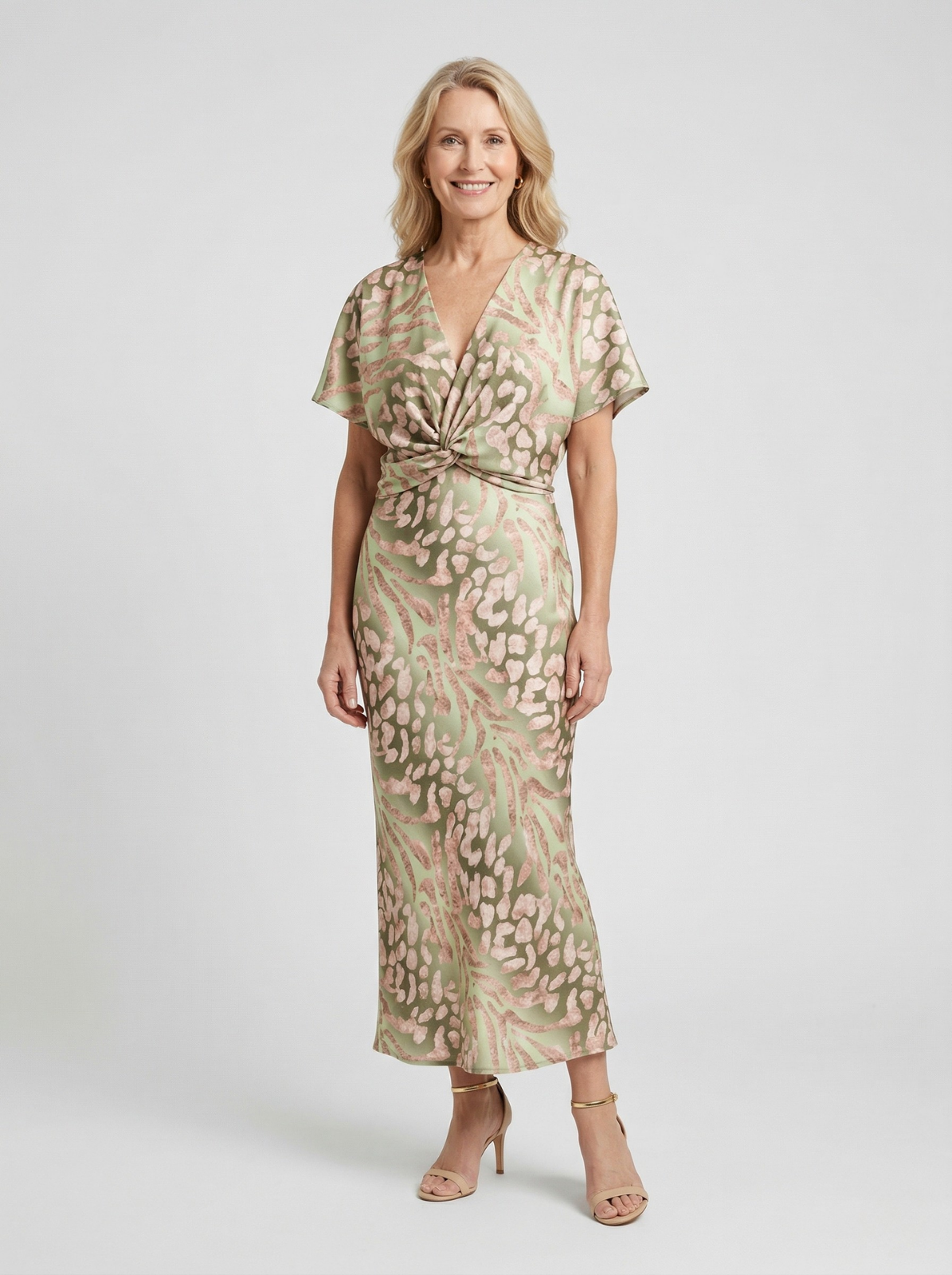 Vestido Midi Bianca de Cobre