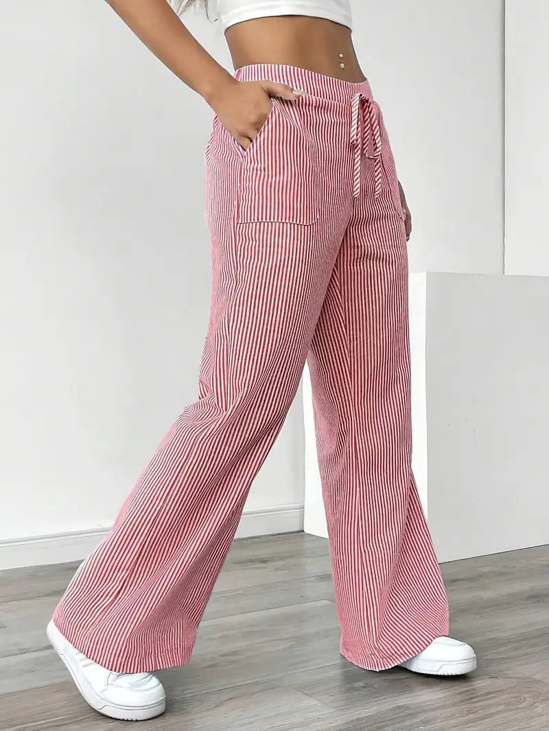 Pantalones Casual Rayados Elise™
