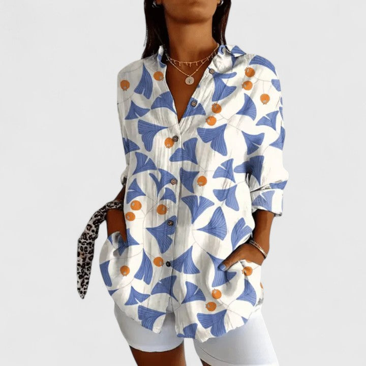 Katarine | Blusa Elegante de Flores