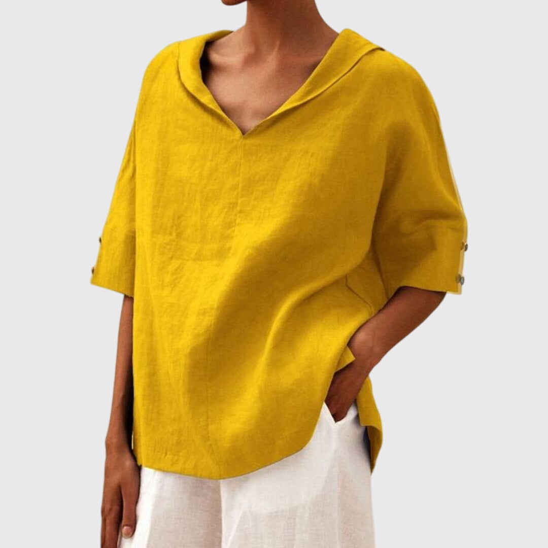Joanna™ | Blusa Casual de Corte Suelto