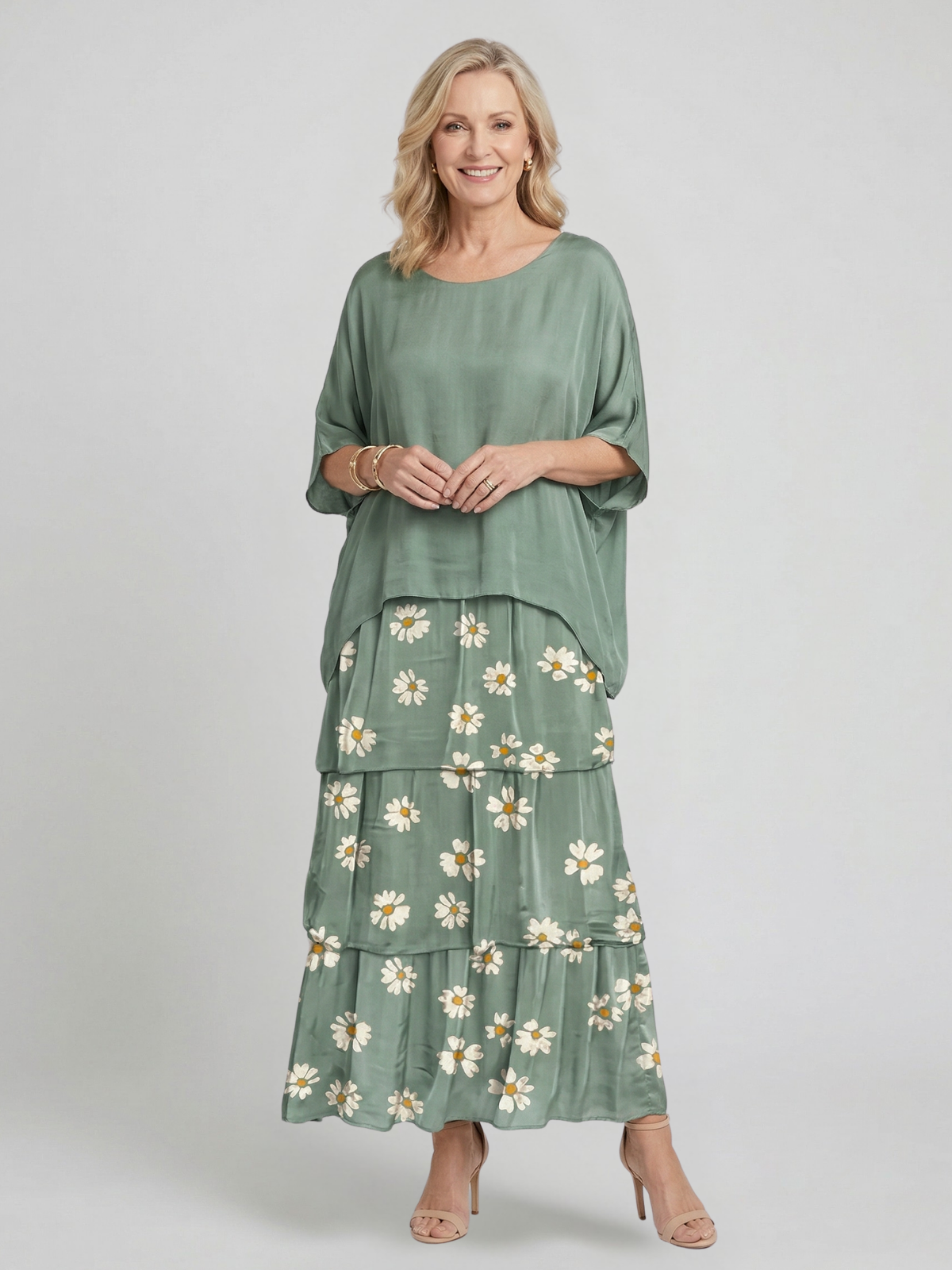 Vestido Maxi Fluido Elegante Luna