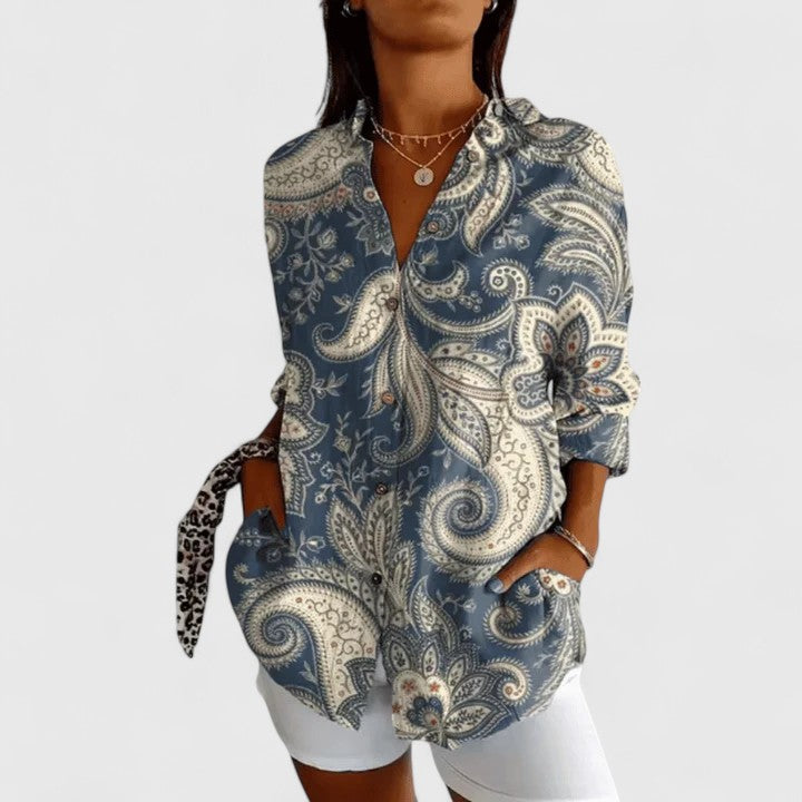 Katarine | Blusa Elegante de Flores