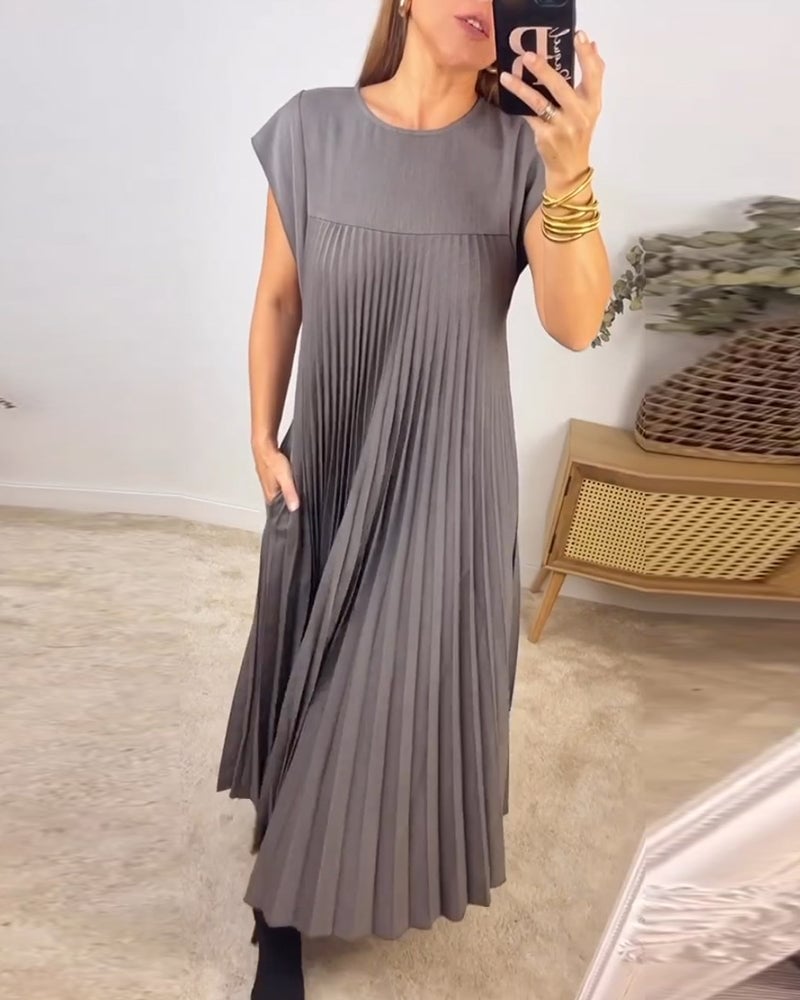 Sophia - Elegante Vestido Maxi Plisado