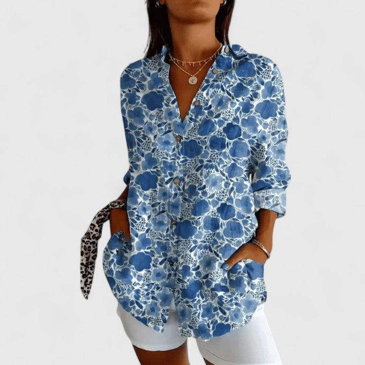 Katarine | Blusa Elegante de Flores