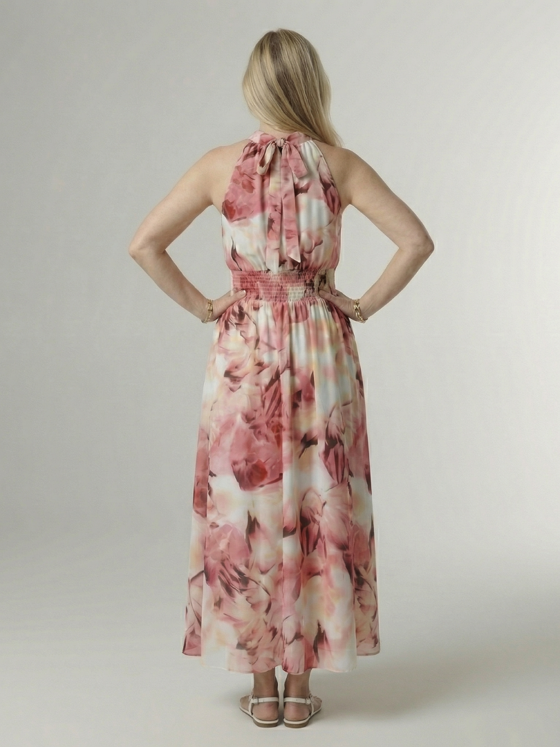Sylin | Vestido Midi de Tirantes Pintado