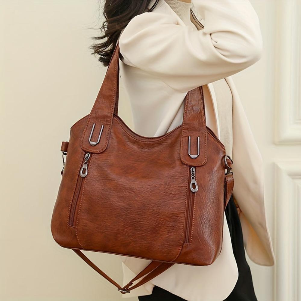 Bolso de mano retro para documentos