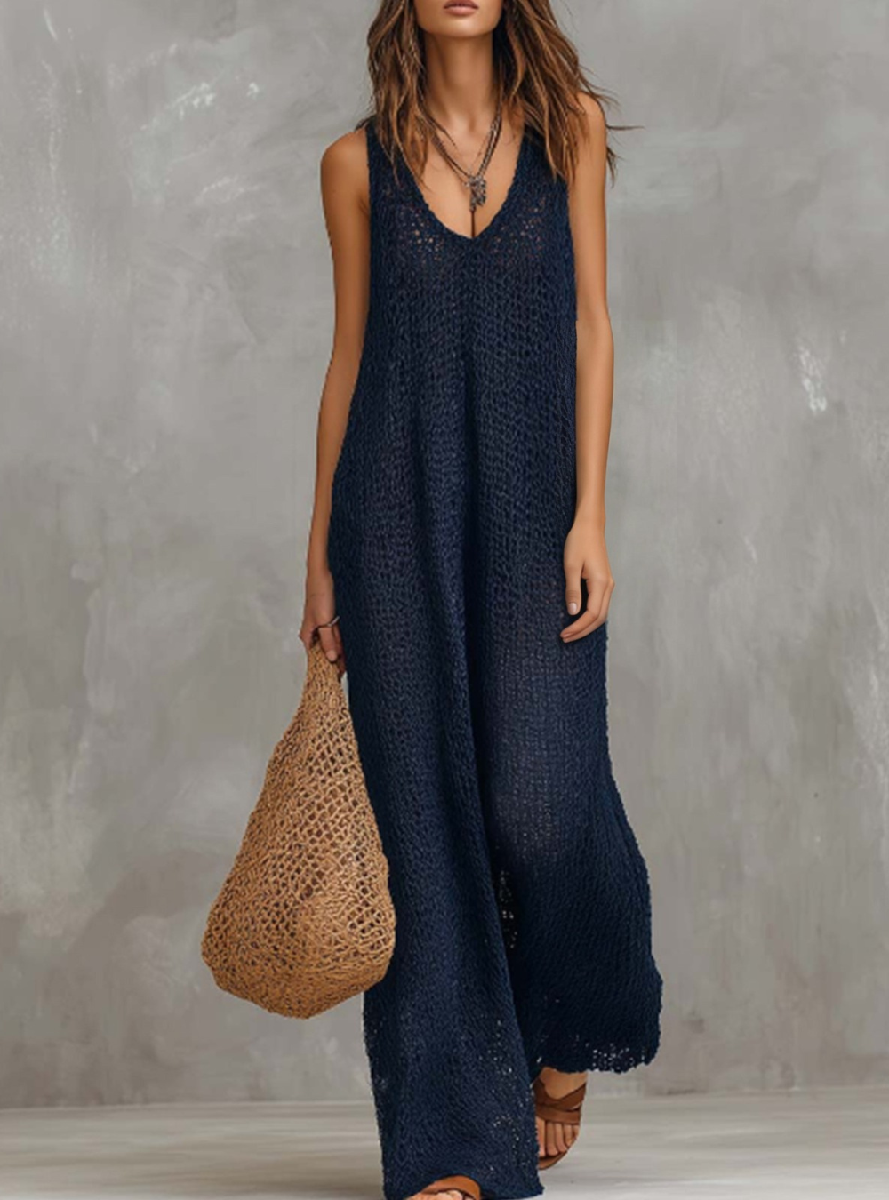 Vestido Maxi Bohemio de Patchwork