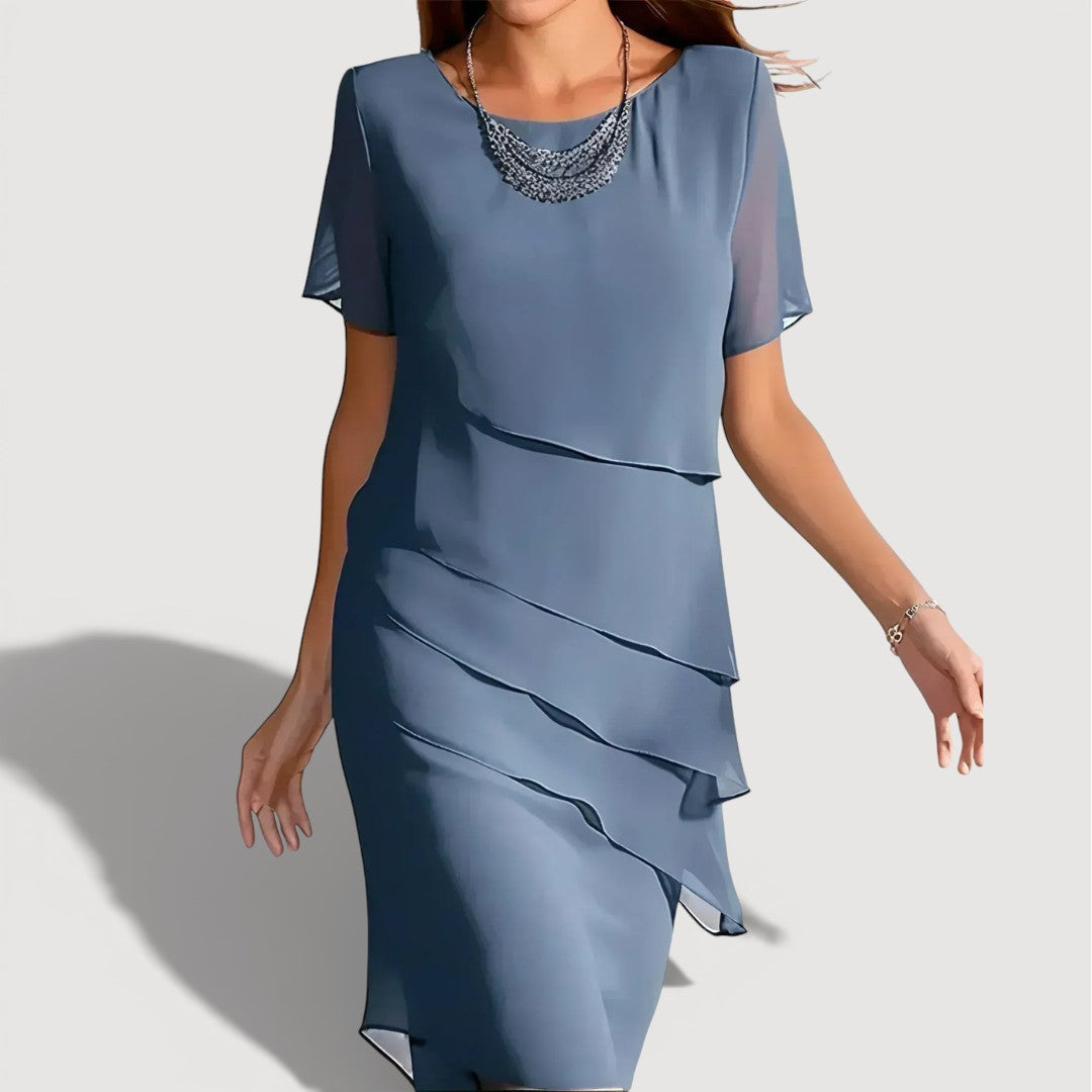 Patricia | Vestido Midi Estratificado