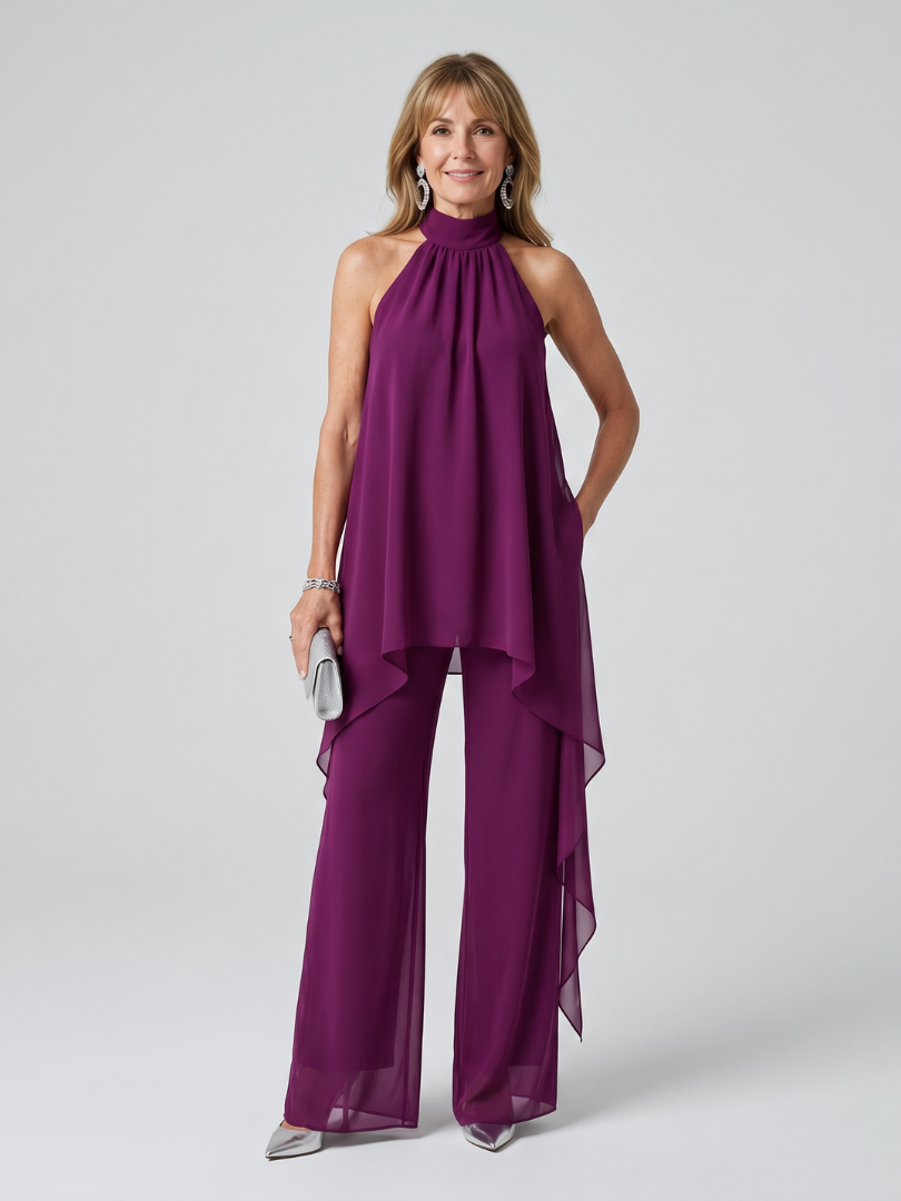 Bearim | Top Tunic Asimétrica con Cuello Halter