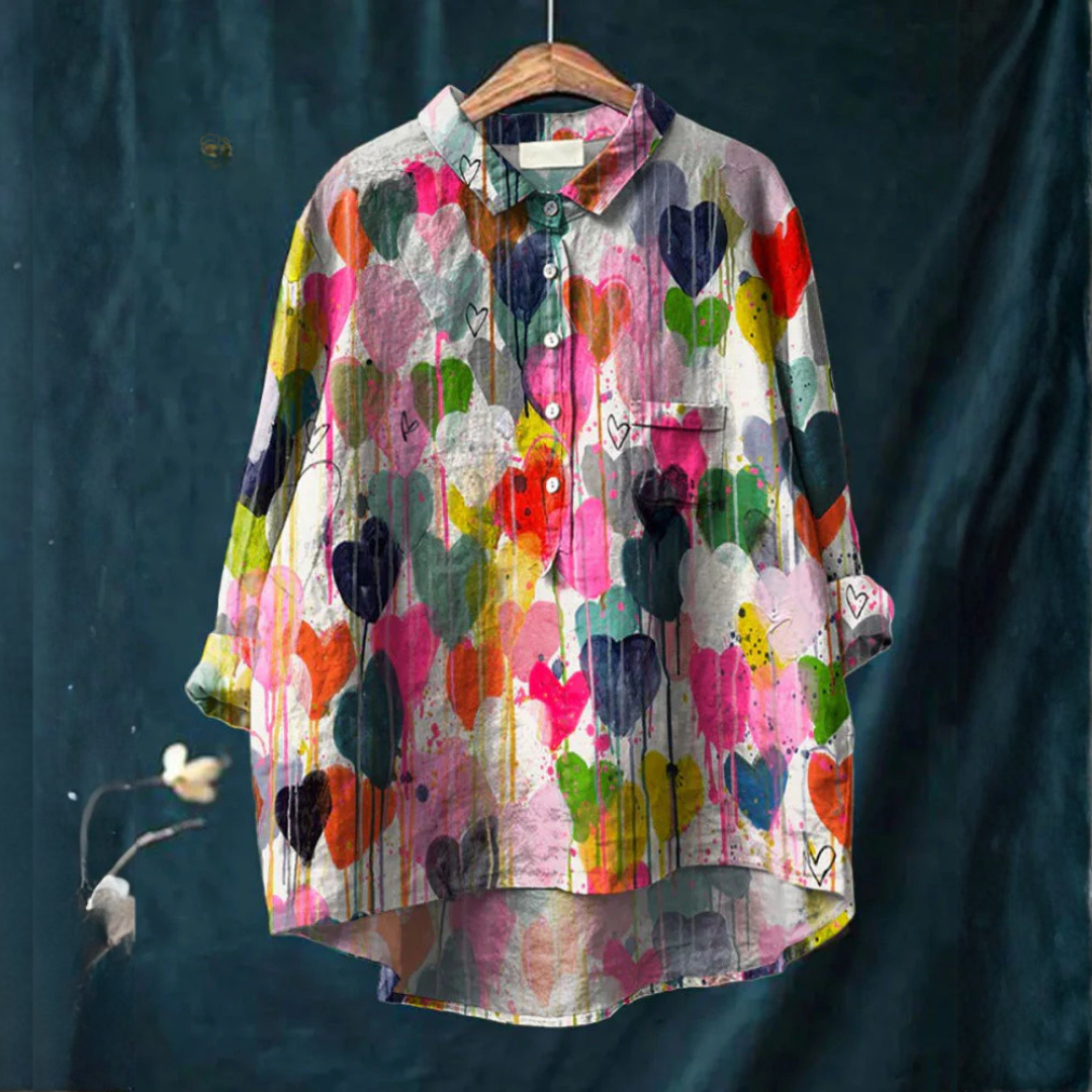 Thalia™ | Blusa de Lino Atemporal