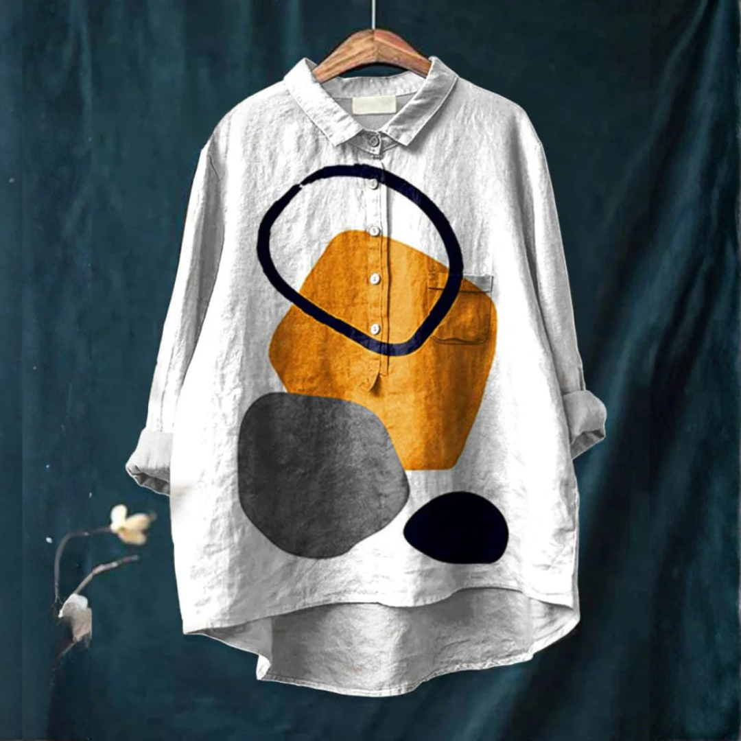Calanthe™ | Top de Lino Atemporal