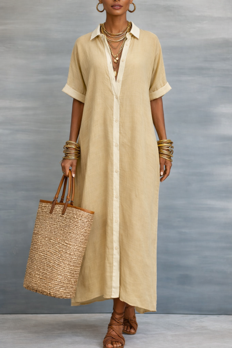 Manelle™ | Maxi Vestido con Línea Minimalista