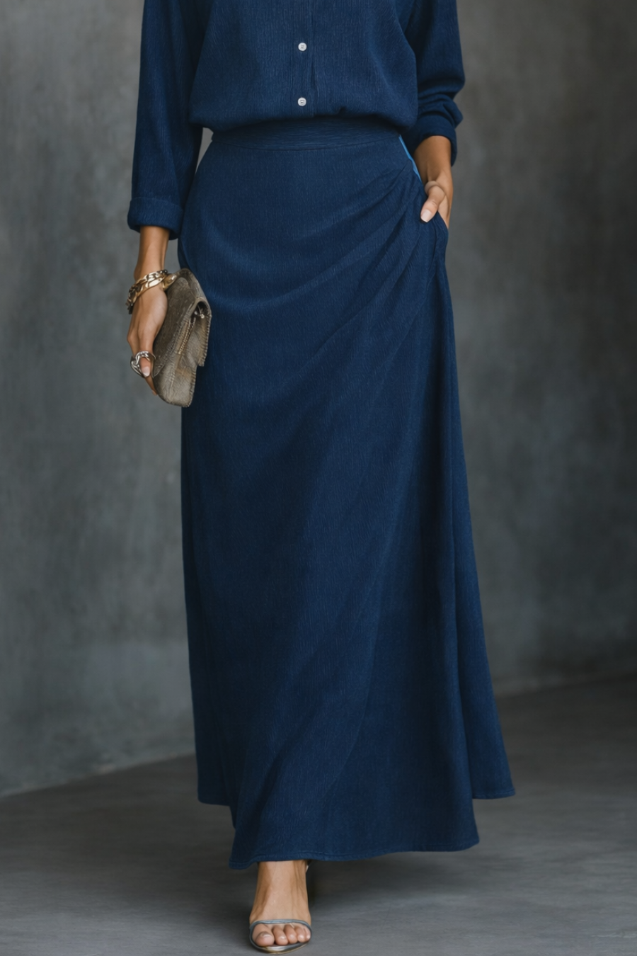 Sara™ || Elegante conjunto con falda larga