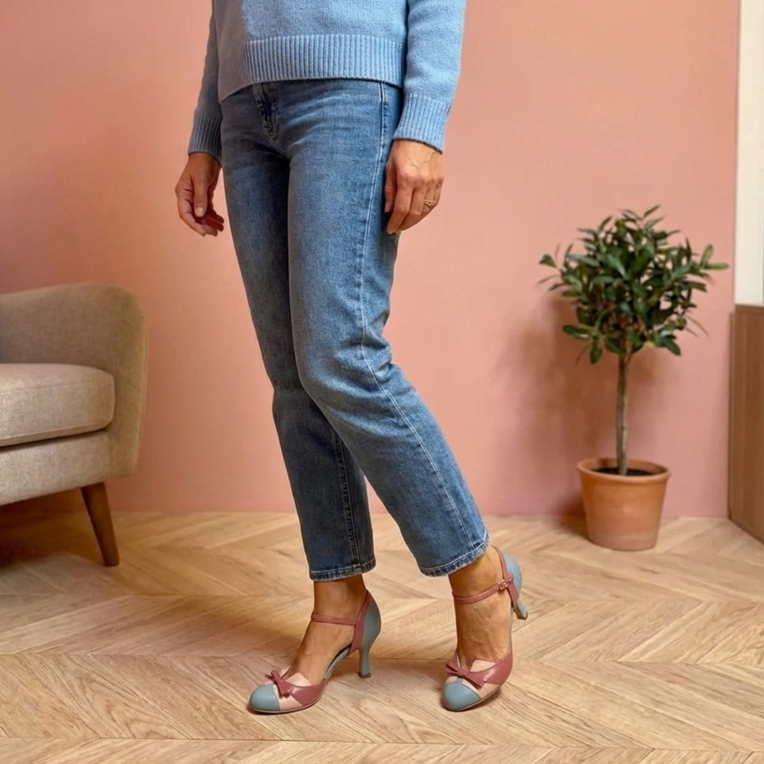 ELÉANA | Elegante Décolleté con Tacón Alto y Absoluto Comfort