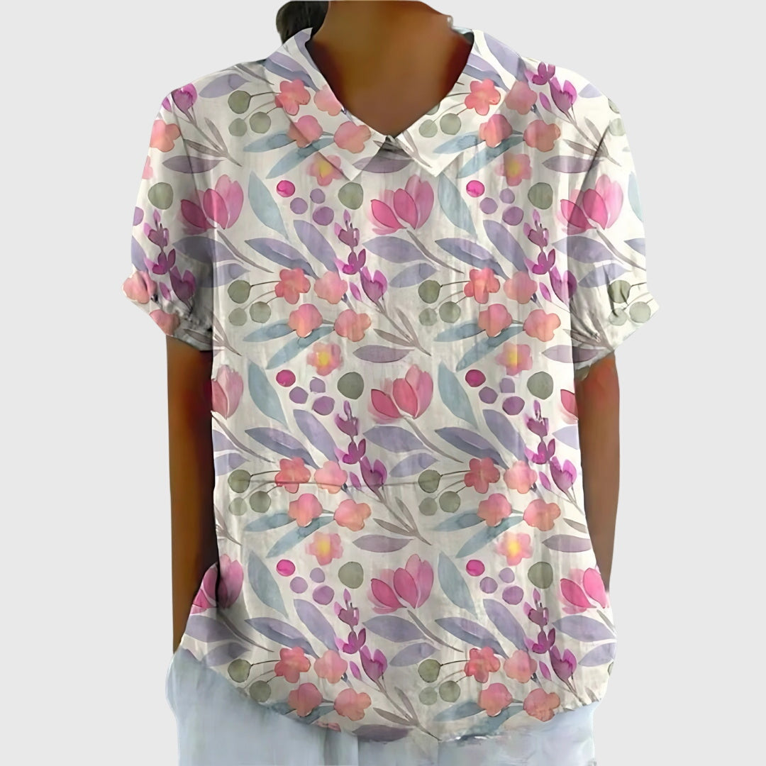 Jenna™ | Blusa con Estampado de Flores