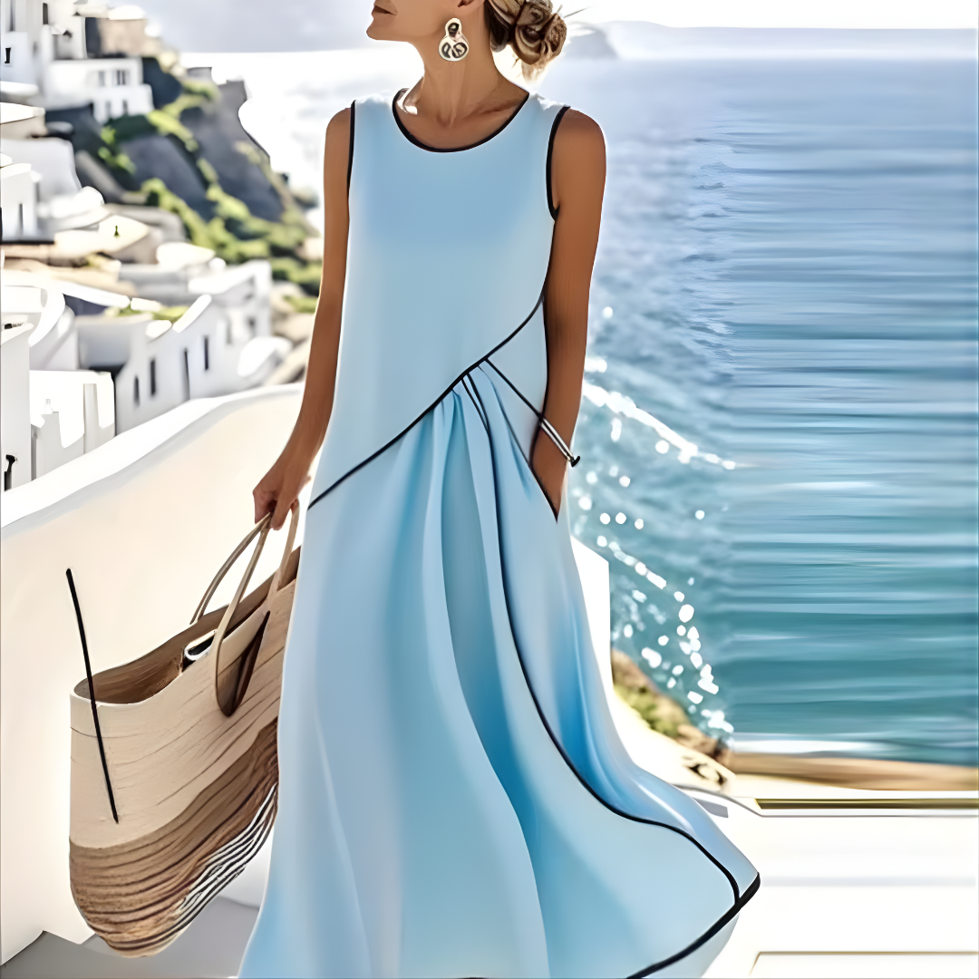 Saige™ | Vestido de Verano a Rayas Elegante