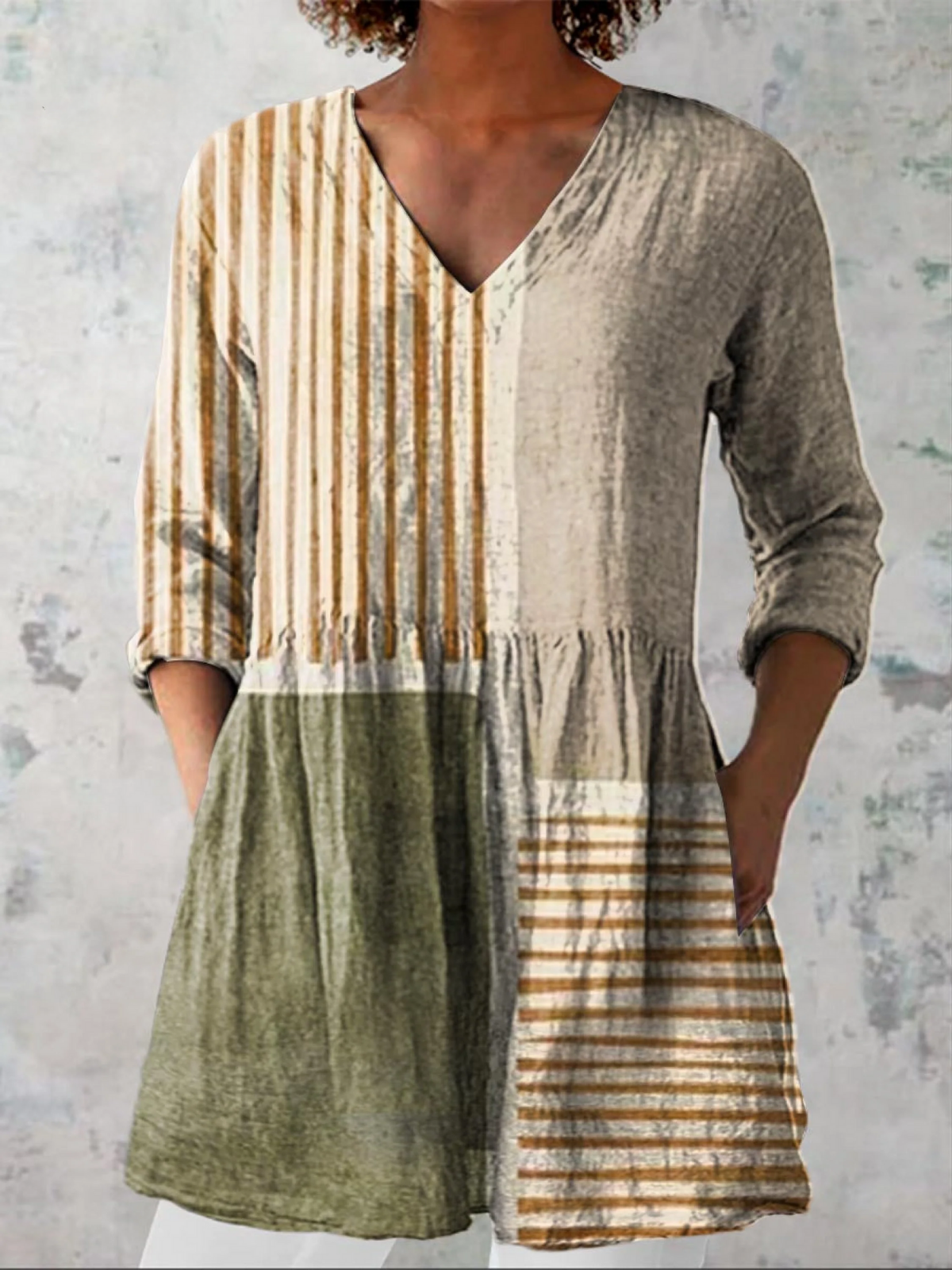 Halley | Blusa larga de cuello en V