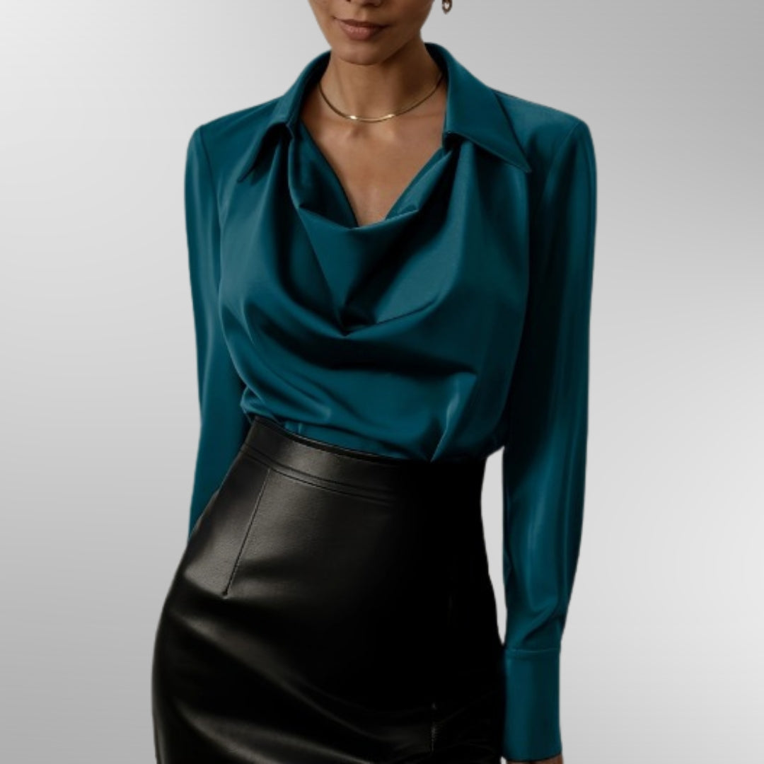 Violet | Blusa Elegante de Satén