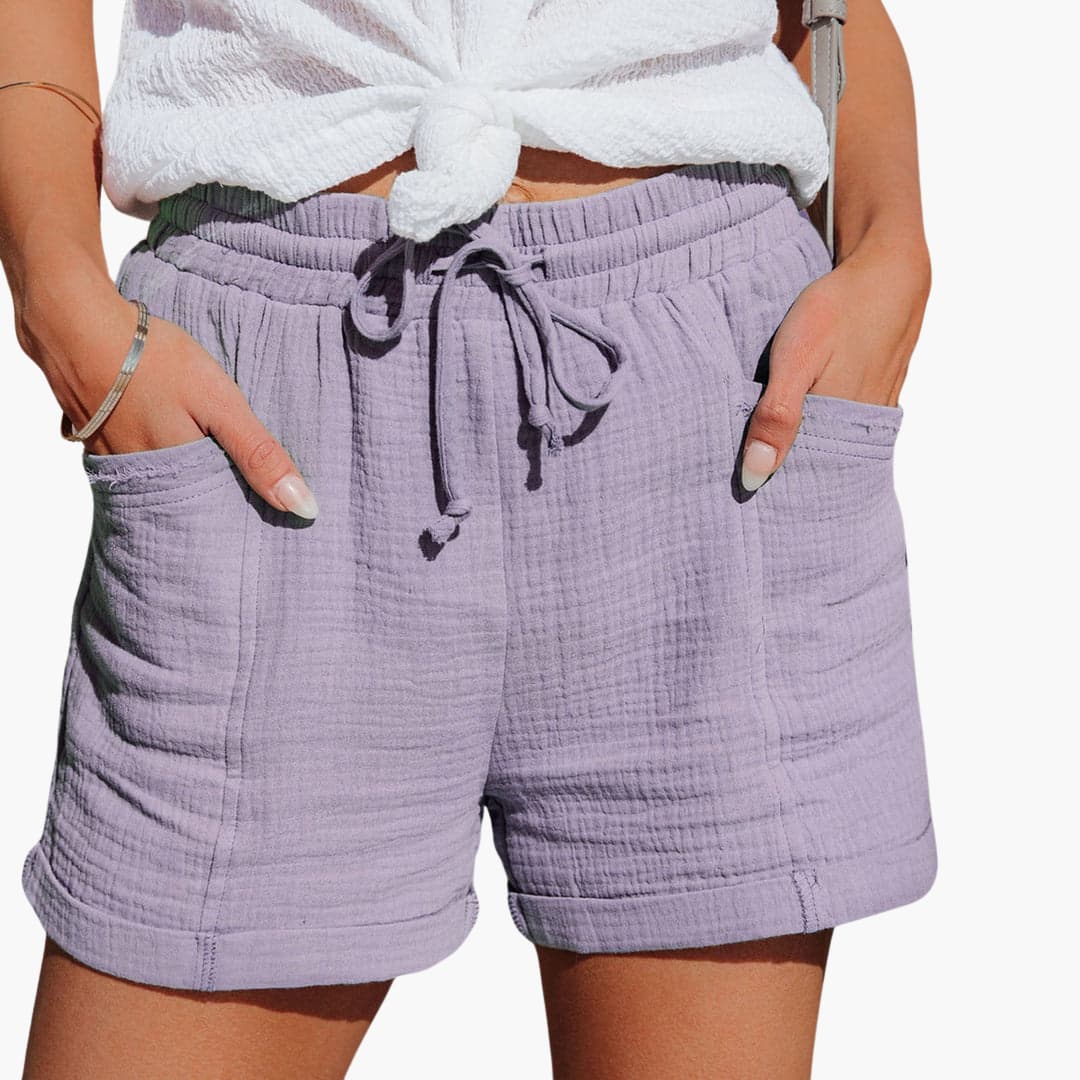 Emma | Pantalones Cortos Casual con Cinta Ajustable Elegantes