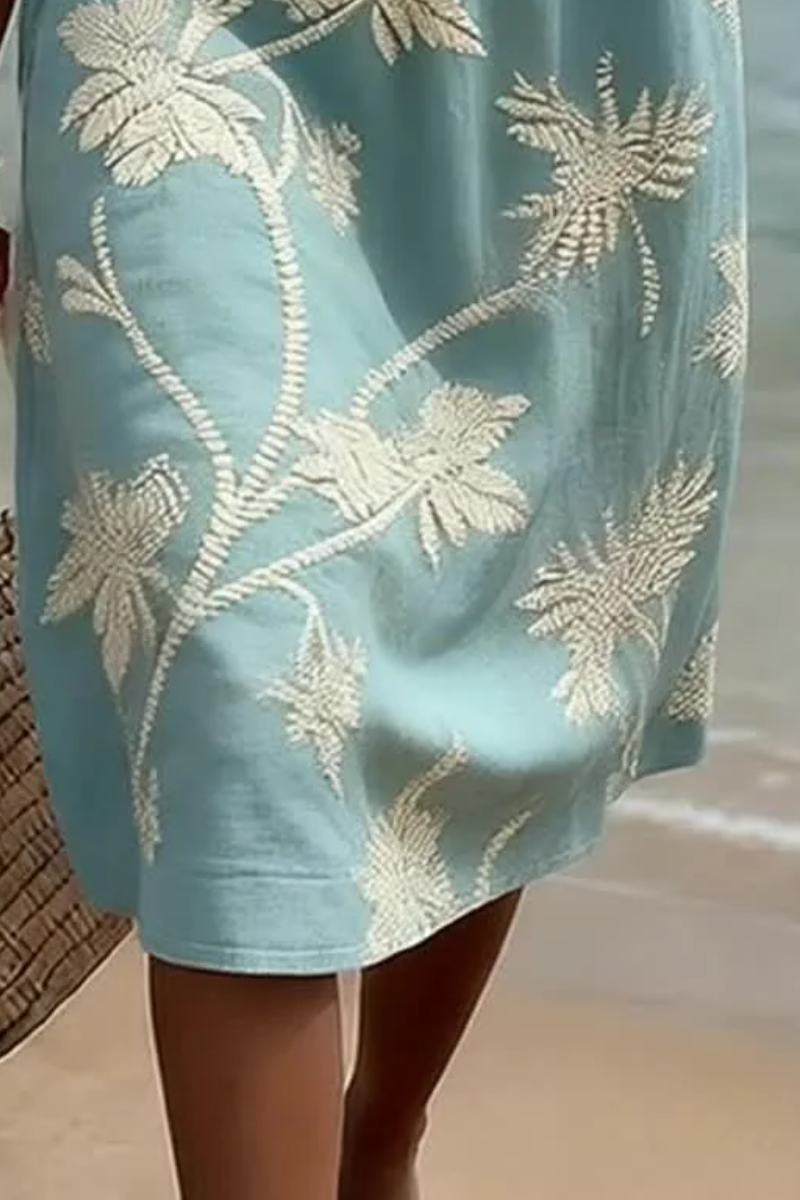 Nemi™ | Elegante Vestido Midi de Flores
