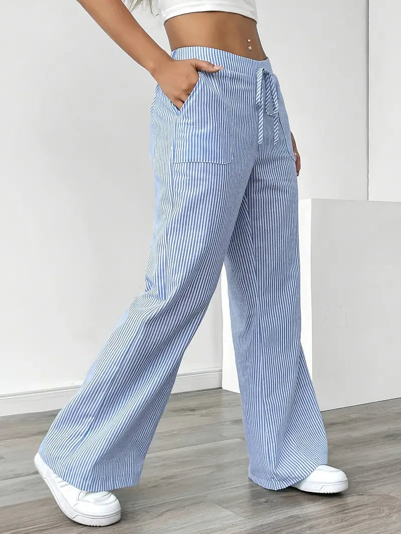 Pantalones Casual Rayados Elise™