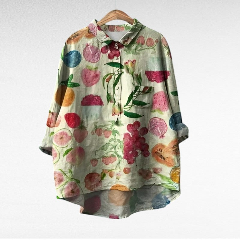 Camille | Blusa Elegante de Verano en Lino