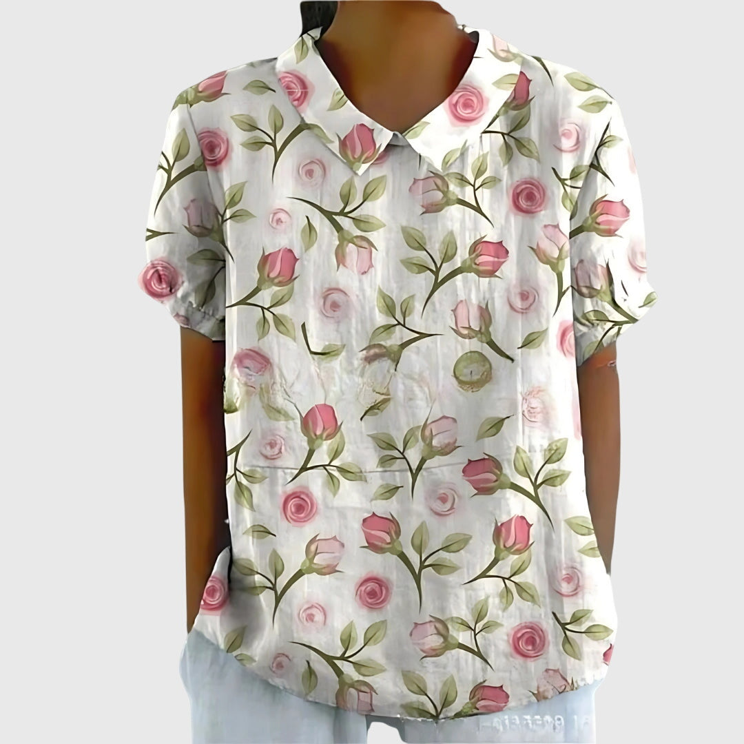 Jenna™ | Blusa con Estampado de Flores