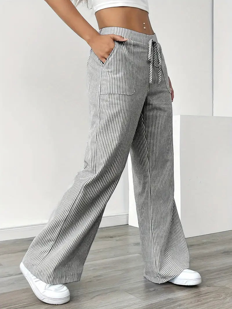 Pantalones Casual Rayados Elise™