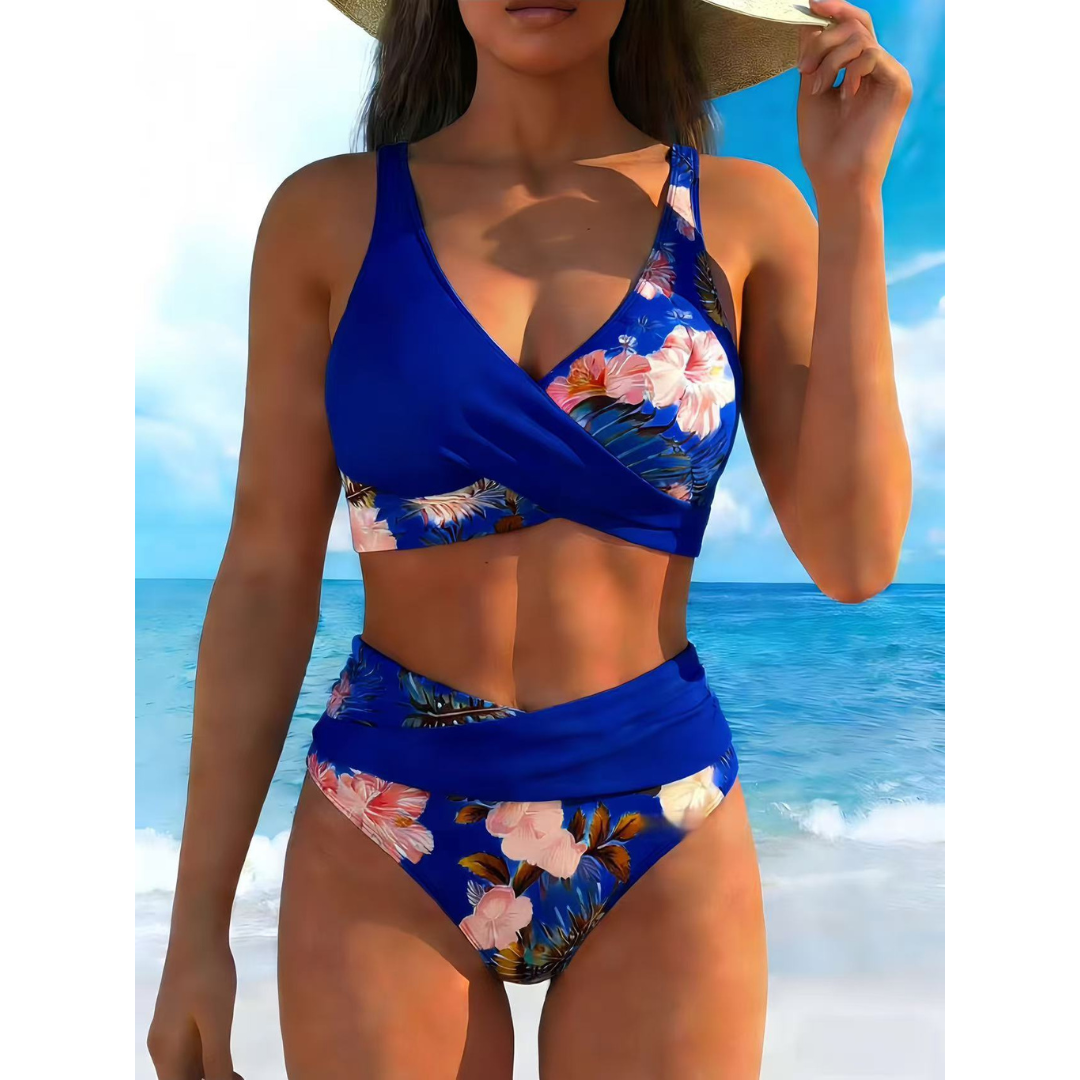 Sisi | Bikini con Frente Torcido y Cintura Alta