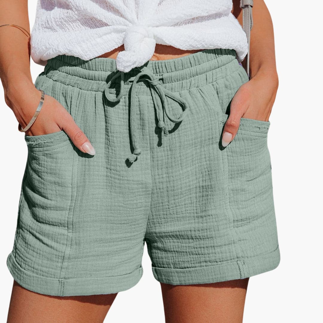 Emma | Pantalones Cortos Casual con Cinta Ajustable Elegantes