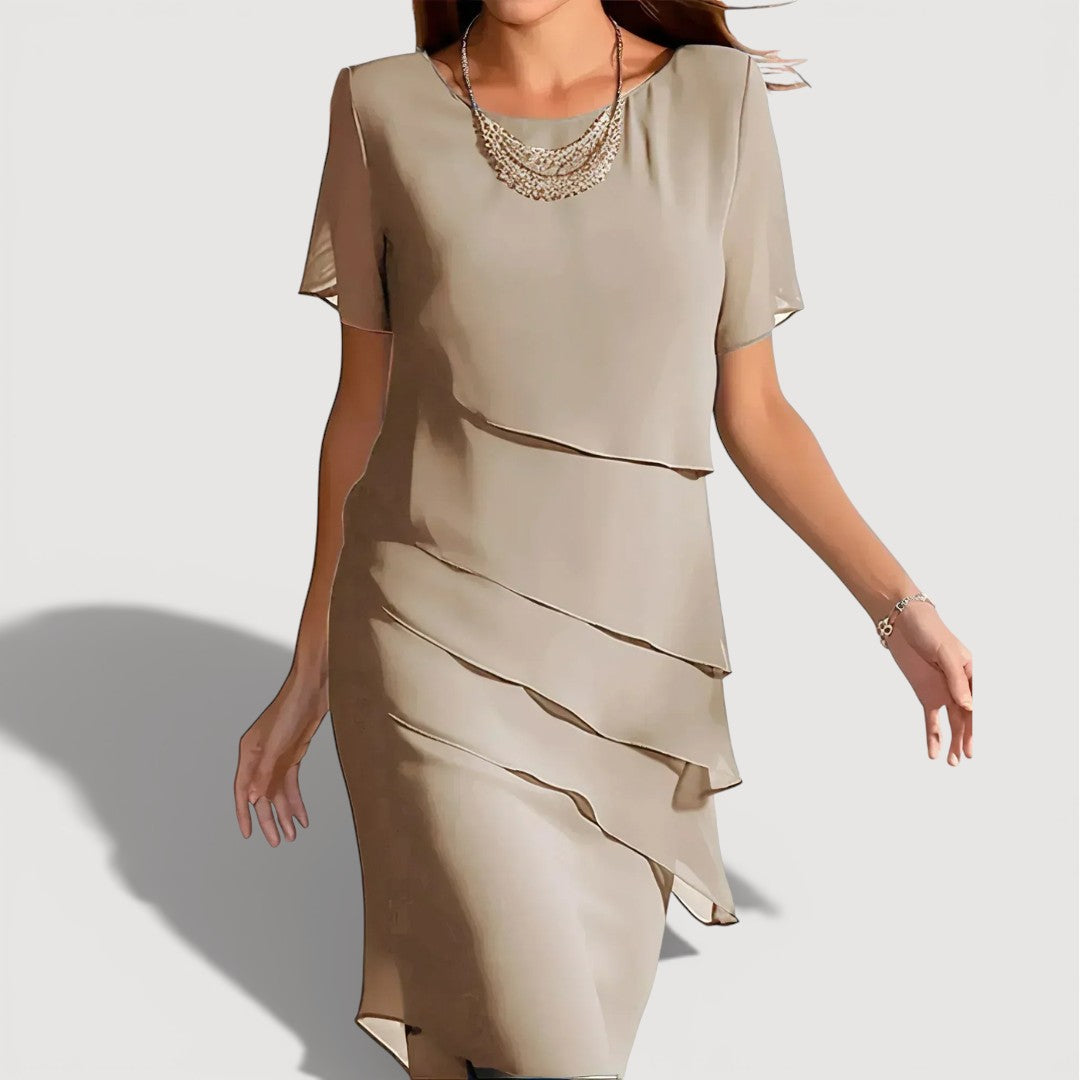 Patricia | Vestido Midi Estratificado