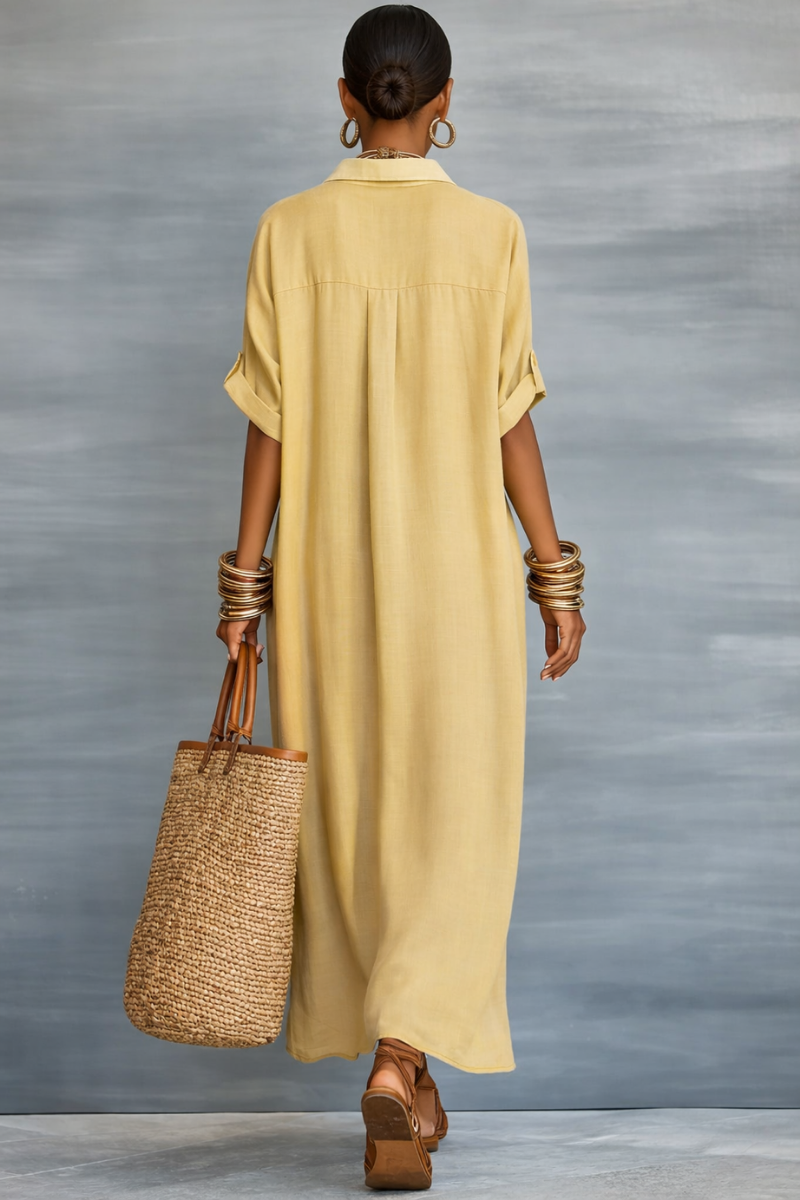 Manelle™ | Maxi Vestido con Línea Minimalista