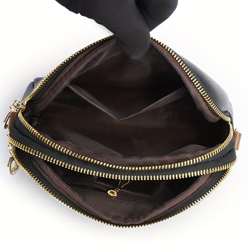 Bolso de hombro con textura "lichi" colorido Míla