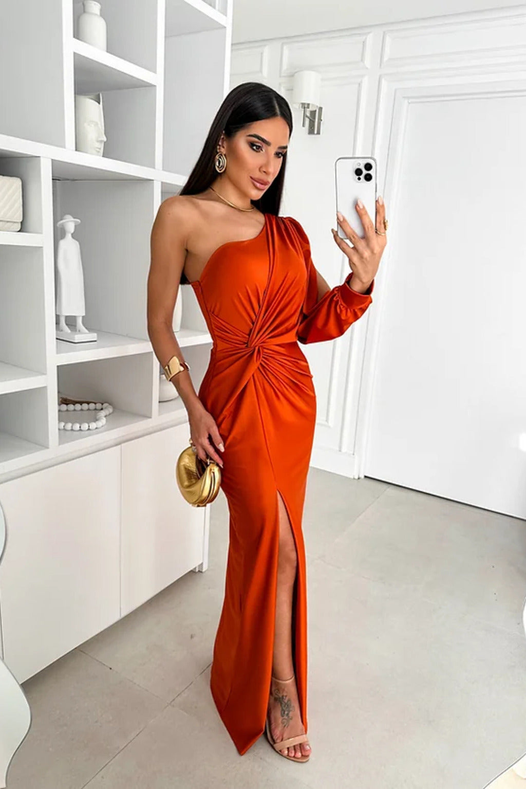 Estella™ - Vestido de Noche de Una Manga