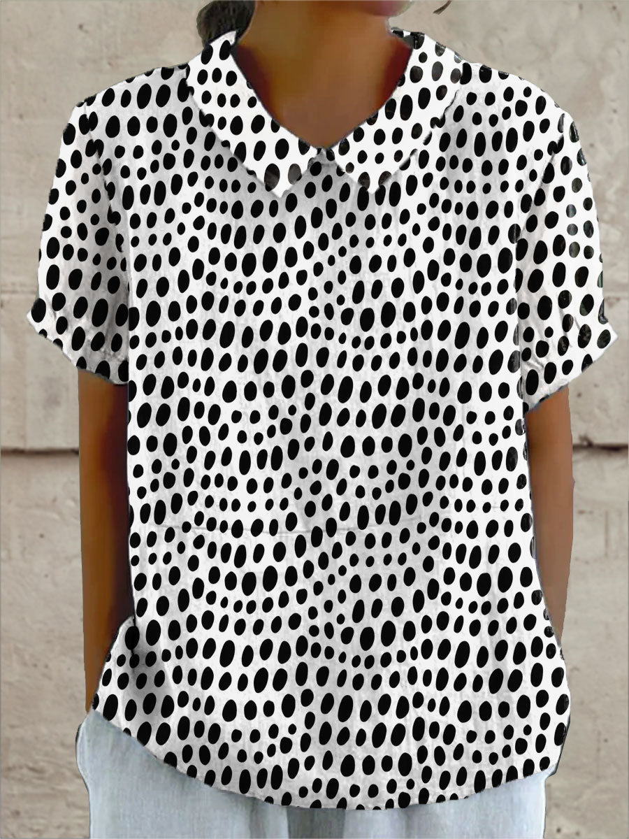 Lily | Camisa de Estampado de Lunares