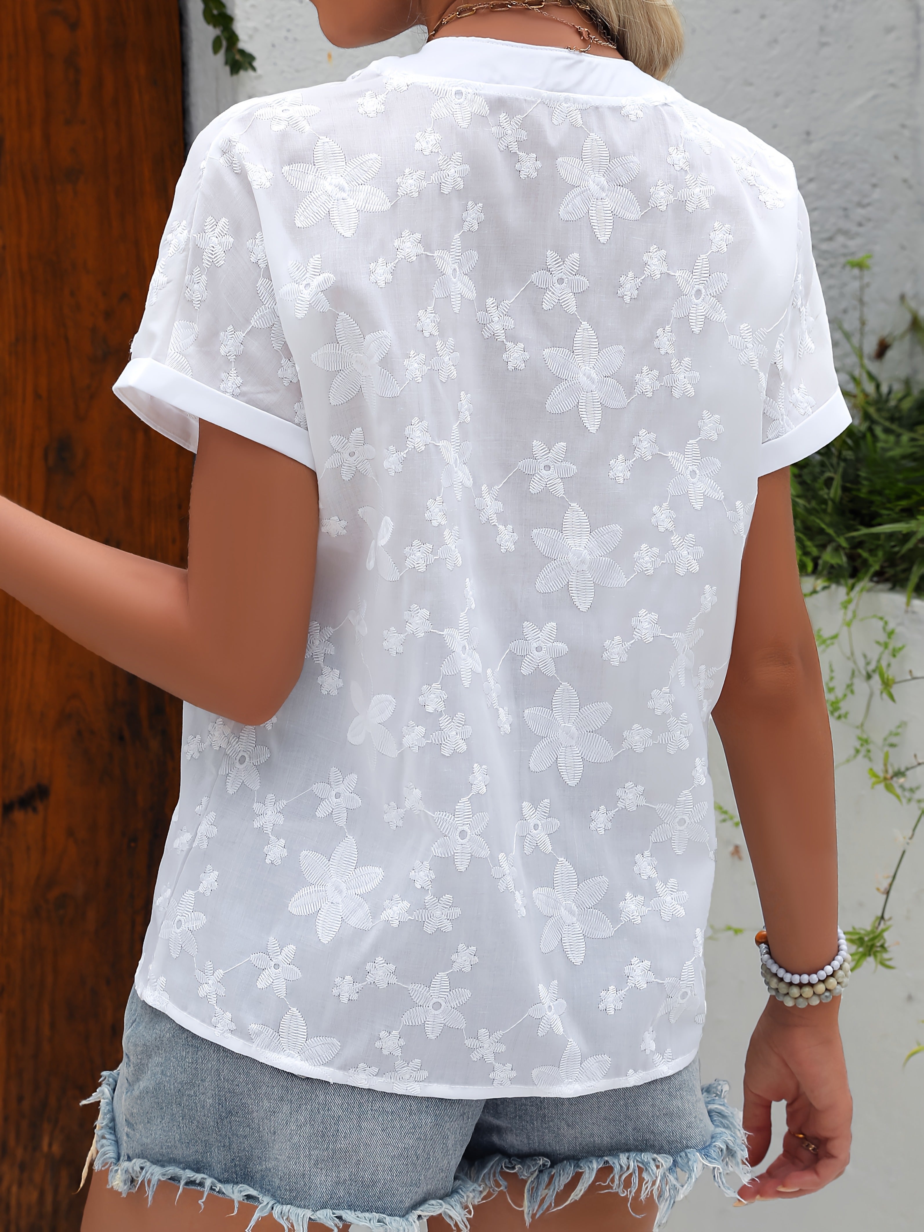 Fleur™ — Blusa veraniega elegante con patrón delicado