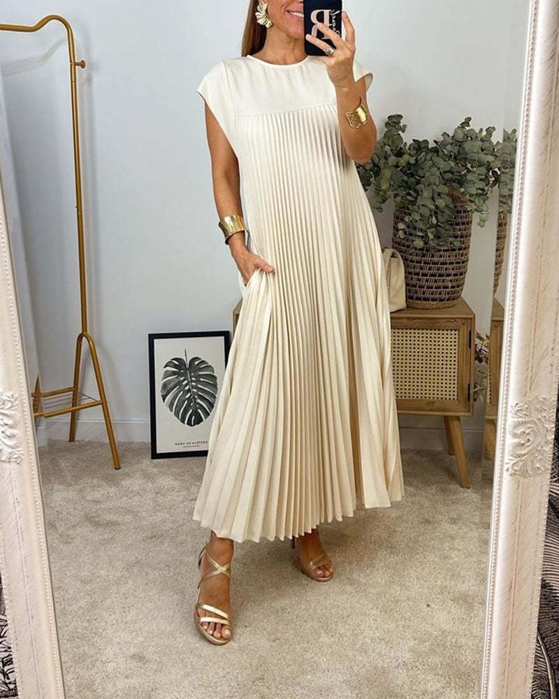 Sophia - Elegante Vestido Maxi Plisado