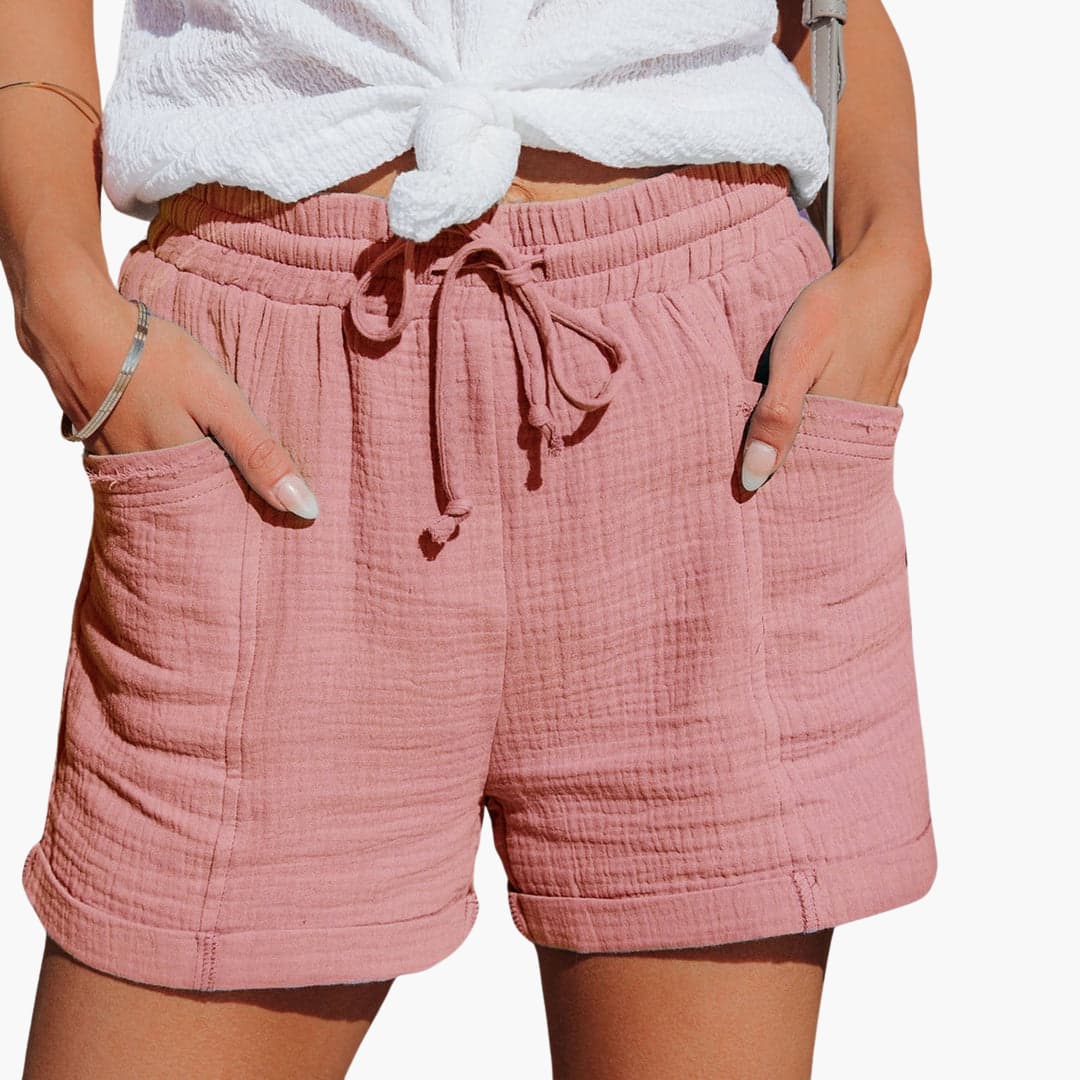Emma | Pantalones Cortos Casual con Cinta Ajustable Elegantes