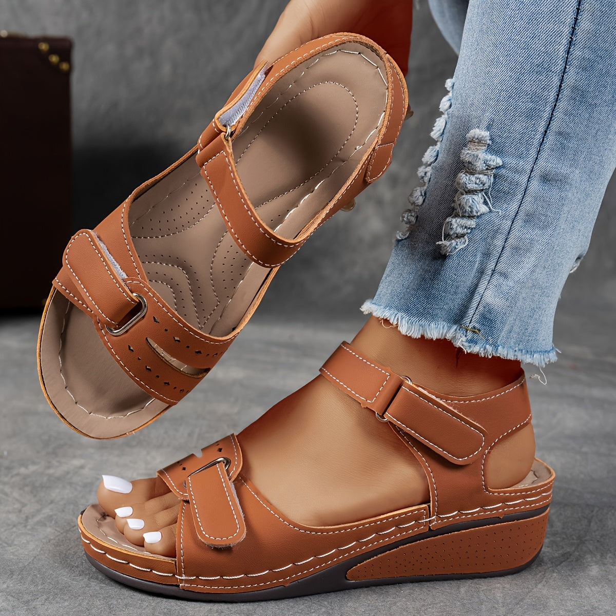 ELIANA ORTHOSTYLE | Sandalias de Verano Ortopédicas con Confort Total y Elegancia Diaria