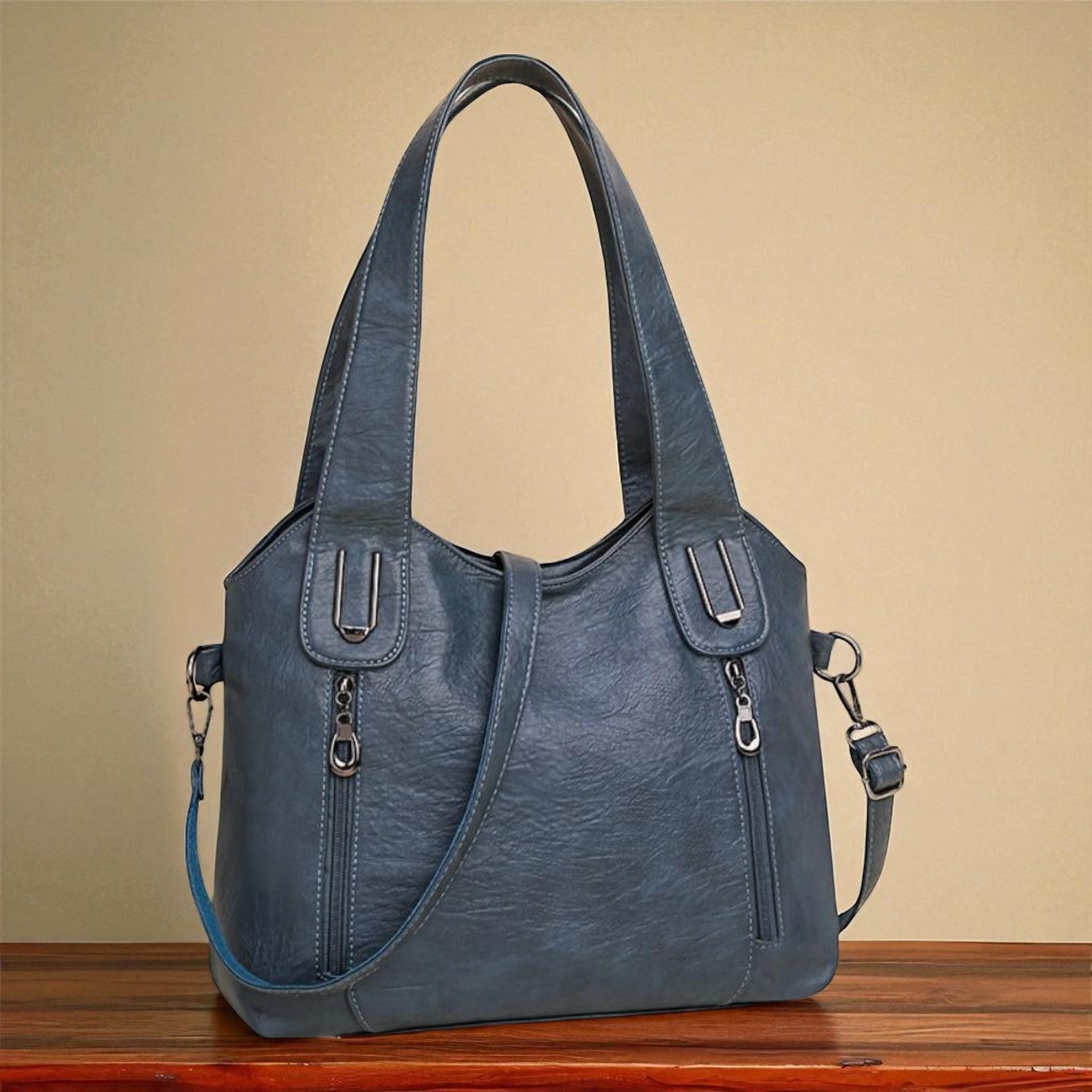 Bolso de mano retro para documentos