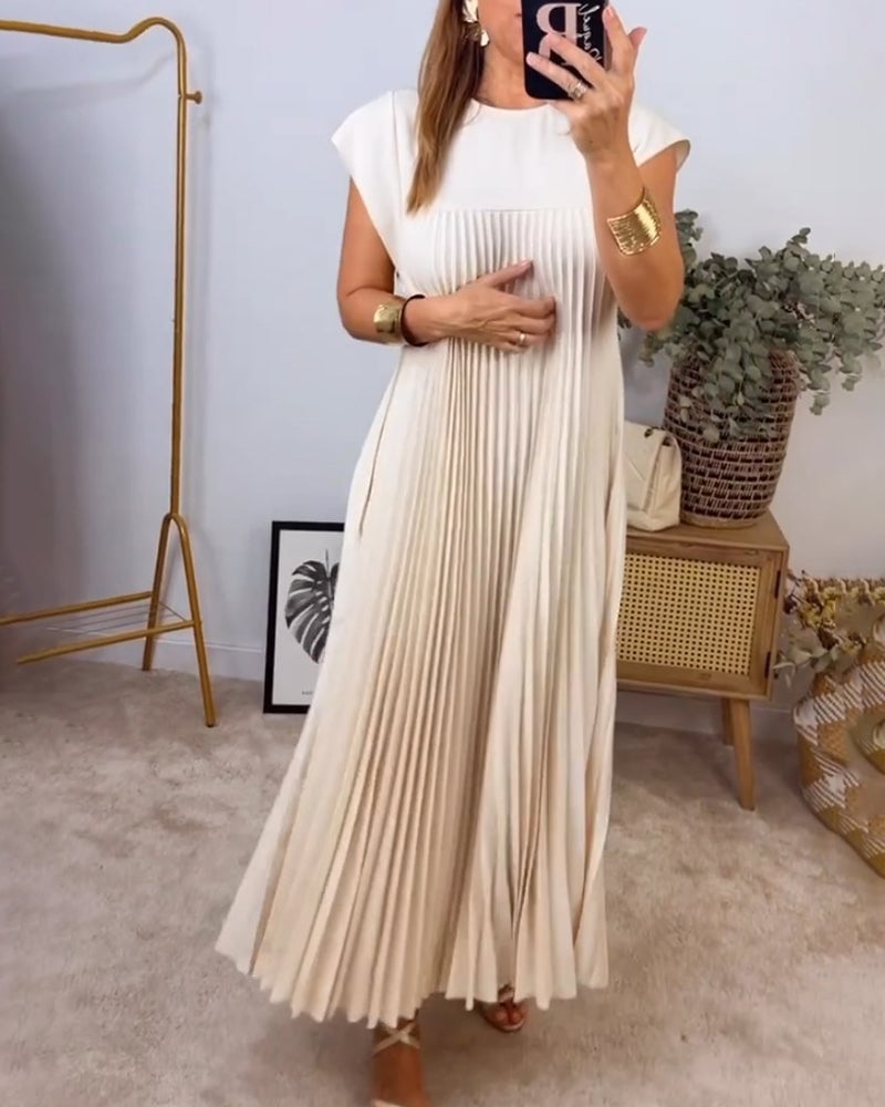 Sophia - Elegante Vestido Maxi Plisado