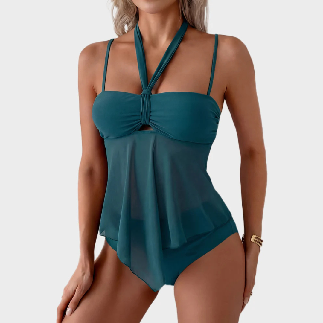 Roos | Tankini de malla fluida