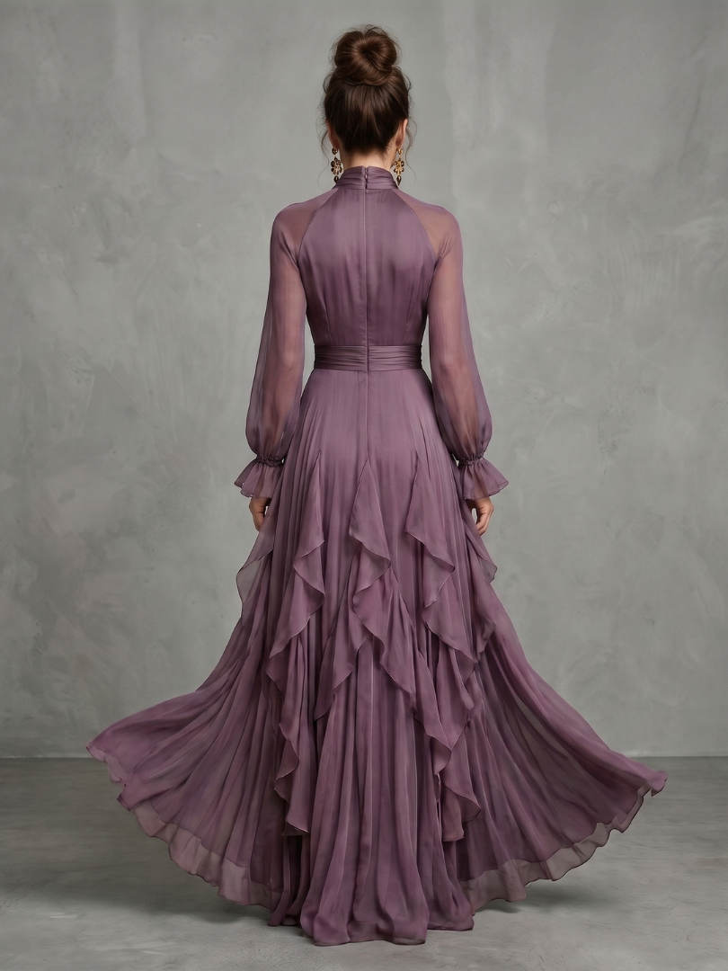 Demetria | Jurka Maxi con Volantes Tiedek