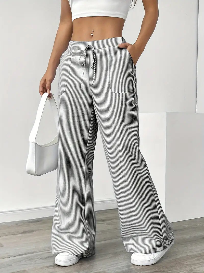 Pantalones Casual Rayados Elise™