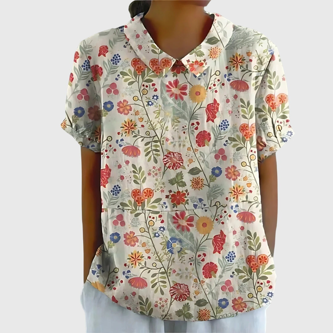Jenna™ | Blusa con Estampado de Flores