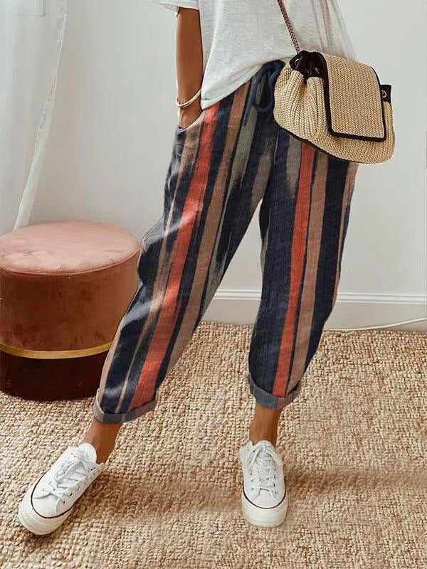 MARISOL – PANTALONES RELAJADOS A RAYAS